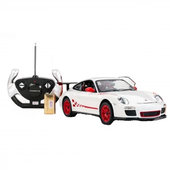 Masinuta Rastar RC - Porsche 911 GT3 RS, alb, 1:14