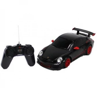 Masinuta Rastar RC - Porsche 911 GT3 RS, negru, 1:24