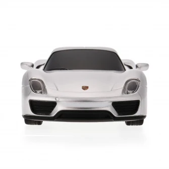 Masinuta Rastar RC - Porsche 918 Spyder, argintiu, 1:24