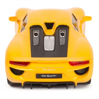 Masinuta Rastar RC - Porsche 918 Spyder, galben, 1:24