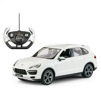 Masinuta Rastar RC - Porsche Cayenne Turbo, alb, 1:14