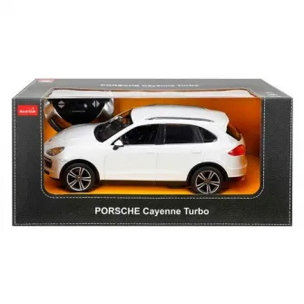 Masinuta Rastar RC - Porsche Cayenne Turbo, alb, 1:14