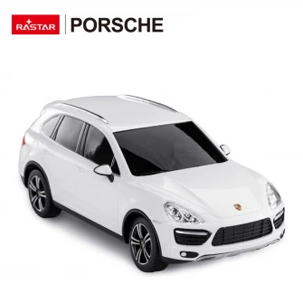 Masinuta Rastar RC - Porsche Cayenne Turbo, alb, 1:24