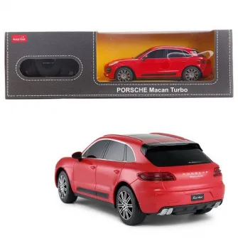 Радиоуправляемый автомобиль Rastar - Porsche Macan Turbo, красный 1:24