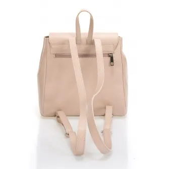 Massimo Castelli, Rucsac din piele cu clapa, Bej deschis