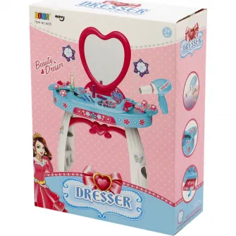 Masuta Mappy Dresser cu oglinda si accesorii, 30 piese