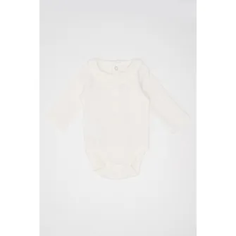 Mayoral, Body cu maneci lungi, Alb, 55 CM
