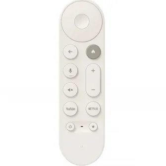 Media Player Google TV Streamer, 4K, Bluetooth, Wi-Fi, Android TV, 32 GB, Telecomanda comenzi vocale, Alb