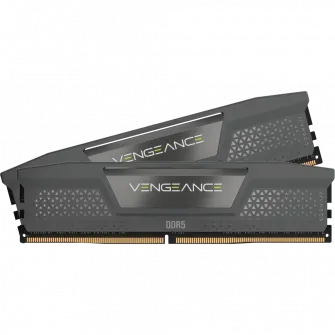 Memorie Corsair Vengeance 16GB, DDR5, 5200MHz, CL40, 2x8GB, 1.25V, Negru