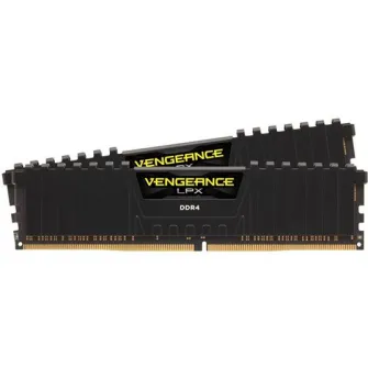 Memorie Corsair Vengeance LPX 32GB (2x16), DDR4, 3000MHz, CL16, 1.2V, Black