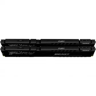 Memorie Kingston FURY Beast, 32GB DDR5, 5200MHz CL40, Dual Channel Kit