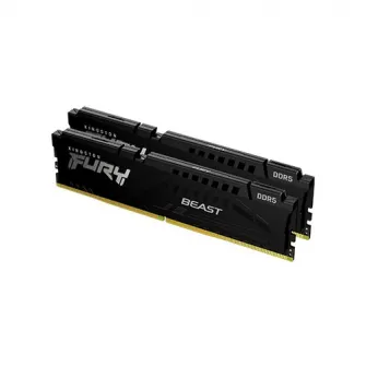 Memorie Kingston FURY Beast Black 64GB(2x32GB) DDR5, 5600MT/s, CL40
