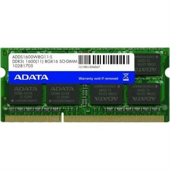 Память для ноутбуков ADATA, 8 ГБ DDR3L, 1600 МГц, CL11