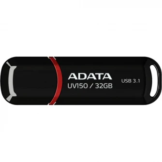 Memorie USB ADATA UV150, 32GB, USB 3.1, Negru