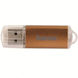 Флэш-накопитель USB Hama Laeta 32 ГБ, USB 2.0, коричневый