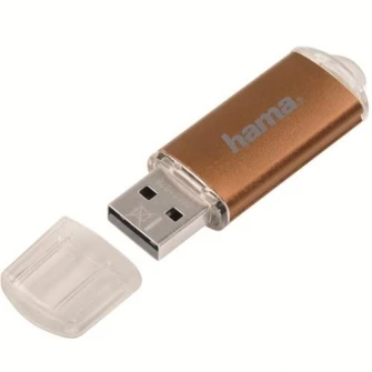Флэш-накопитель USB Hama Laeta 32 ГБ, USB 2.0, коричневый