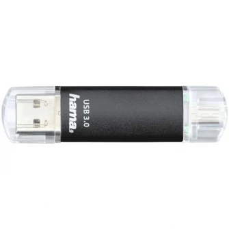 Флэш-накопитель USB Hama Laeta 64 ГБ, USB 3.0, черный