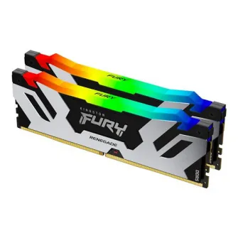 Память Kingston Fury Renegade Silver RGB 32GB(2x16GB), DDR5, 6400MHz, CL32