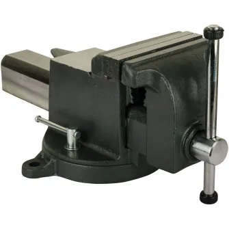 Menghina de banc Stanley Maxsteel 1-83-067, 125mm, forta de strangere 1800 kg ideala pentru aplicatii medii, baza se fixeaza direct pe bancul de lucru pentru stabilitate adaugata, 11.6 kg