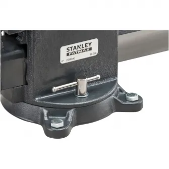 Menghina de banc Stanley Maxsteel 1-83-068, 150mm, forta de strangere 2200 kg ideala pentru aplicatii puternice, baza se fixeaza direct pe bancul de lucru pentru stabilitate adaugata, 14.8 kg