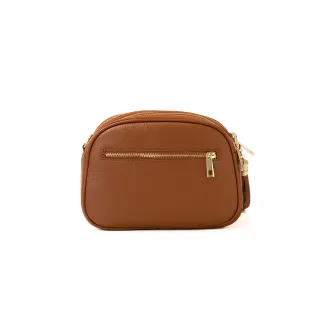 Mia Tomazzi, Geanta crossbody din piele Gradisca, Scortisoara