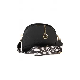 Mia Tomazzi, Geanta crossbody din piele Marghera, Negru