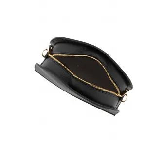 Mia Tomazzi, Geanta crossbody din piele Marghera, Negru