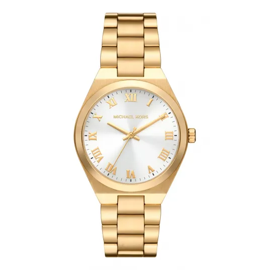 Michael Kors, Ceas analog cu bratara metalica, Auriu