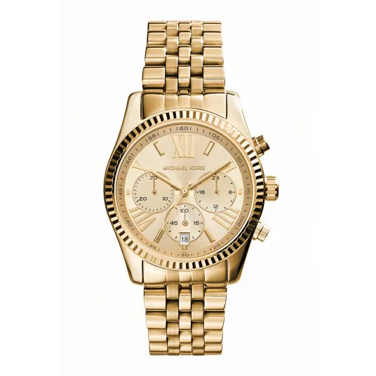 Michael Kors, Ceas quartz cronograf, Auriu