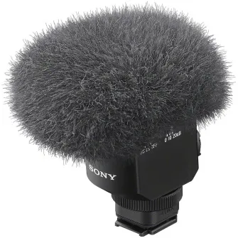 Microfon directional Sony ECM-M1, Compact, 8 moduri de inregistrare, Wireless, Negru