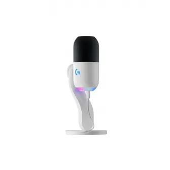 Microfon Gaming Logitech Yeti GX Dynamic RGB, LIGHTSYNC, Alb