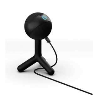 Microfon Gaming Logitech Yeti ORB, Lightsync RGB, USB, Negru