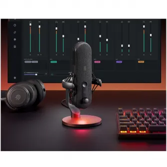 Microfon Gaming SteelSeries Alias, negru