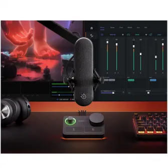 Microfon Gaming SteelSeries Alias ​​Pro, negru