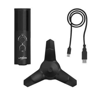 Microfon gaming  streaming Hama 750 HD Illuminated, USB
