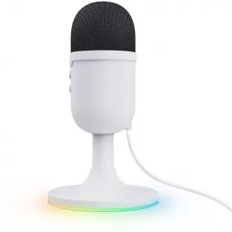 Microfon Gaming Trust GXT234P YUNIX, USB, Iluminare RGB, Cardioid, microphone mute, lights on/off, Alb
