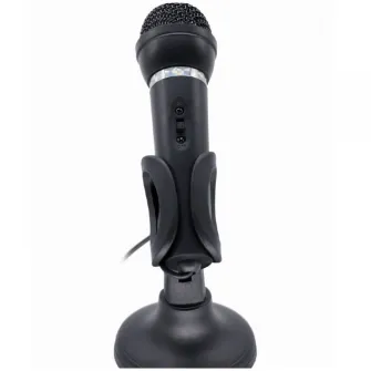 Microfon Gembird, jack 3.5 mm, Negru, MIC-D-04 x