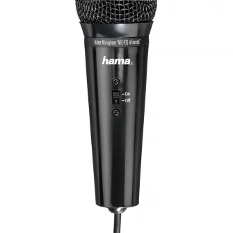 Microfon Hama MIC-P35 Allround, jack 3.5 mm, Negru
