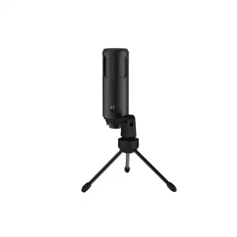 Microfon pentru gaming, Lorgar Voicer 521 cu trepied, negru