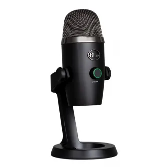 Microfon Profesional Blue Yeti Nano USB, PC  Mac, Gaming, Podcast, Streaming, Recording, Multi-Pattern, Black