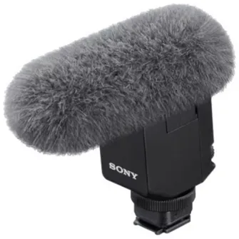 Microfon Sony ECM-B10, tip Shotgun, Compact, Wireless, Omnidirectional, Patina MI Shoe, Negru
