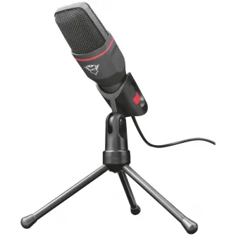 Microfon Trust GXT212 Mico, conectare USB3.5mm, Tripod, Negru