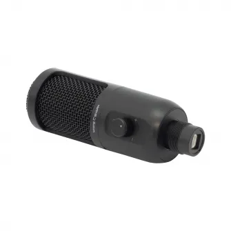 Microfon White Shark TAUS, Cardioid, Trepied, S/N Ratio (dB): 60, Bit Rate192 kHz / 24 bit, Miez Condensator 14mm, Ideal pentru Streaming sau Gaming Chat, Cablu USB 1,5m