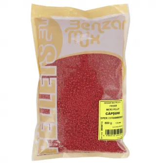 Micropelete Feeder Benzar Mix, 800g, capsuni, 1.5mm