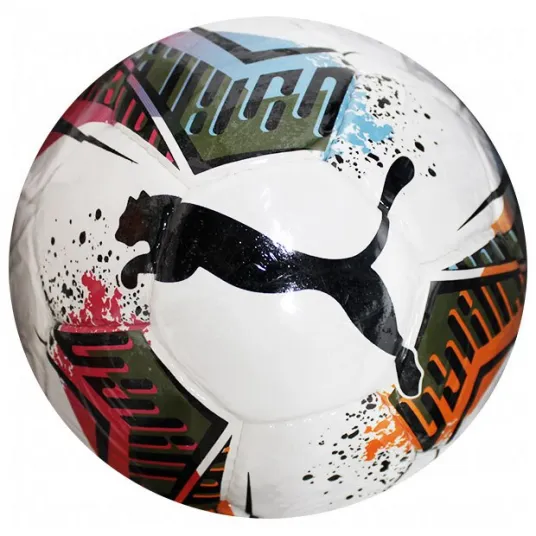 Mige fotbal sala Puma Futsal 2 HS, marime 4, alb/portocaliu/negru