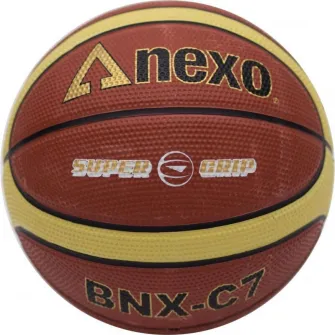 Minge baschet Nexo BNX-C7, marimea 7, maro/galben