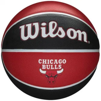 Minge baschet WILSON NBA Team Tribute cauciuc, marimea 7, Rosu/Negru/Alb