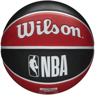 Minge baschet WILSON NBA Team Tribute cauciuc, marimea 7, Rosu/Negru/Alb