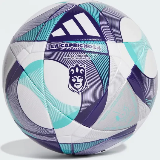 Minge de fotbal Adidas Queens league la Caprichosa, alb/argintiu