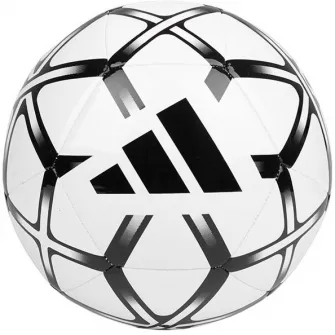 Minge fotbal Adidas Starlancer Club, marime 5, alb/negru